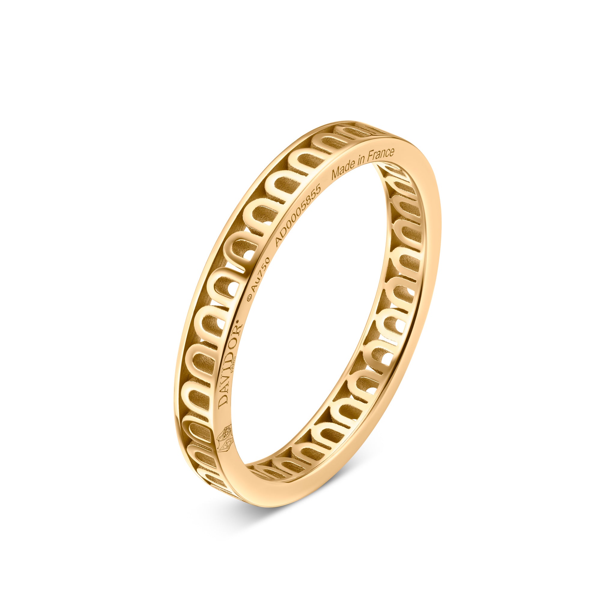 L'Arc Treille Ring PM, 18k Yellow Gold - DAVIDOR