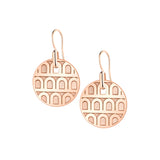 L'Arc de DAVIDOR Pendant Earring PM, 18k Rose Gold with Satin Finish - DAVIDOR