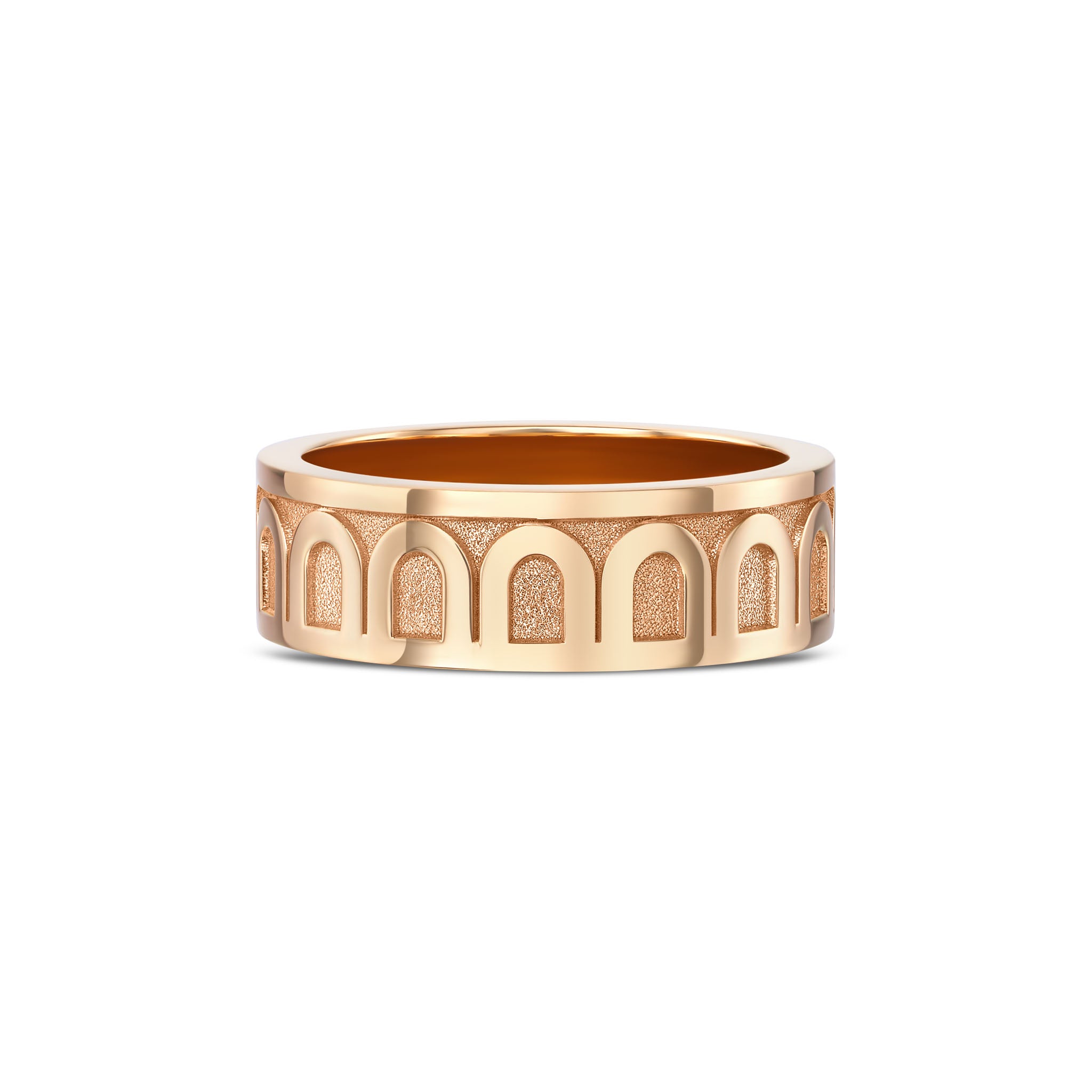 L'Arc de DAVIDOR Ring MM, 18k Rose Gold with Satin Finish - DAVIDOR