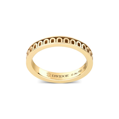 L'Arc de DAVIDOR Ring PM, 18k Yellow Gold with Satin Finish - DAVIDOR
