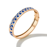 L'Arc de DAVIDOR Bangle MM, 18k Rose Gold with Lacquered Ceramic and Arcade Diamonds - DAVIDOR