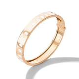 L'Arc de DAVIDOR Bangle MM, 18k Rose Gold with Lacquered Ceramic - DAVIDOR