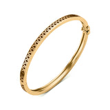 L'Arc de DAVIDOR Bangle Mini, 18k Yellow Gold with Lacquered Ceramic - DAVIDOR