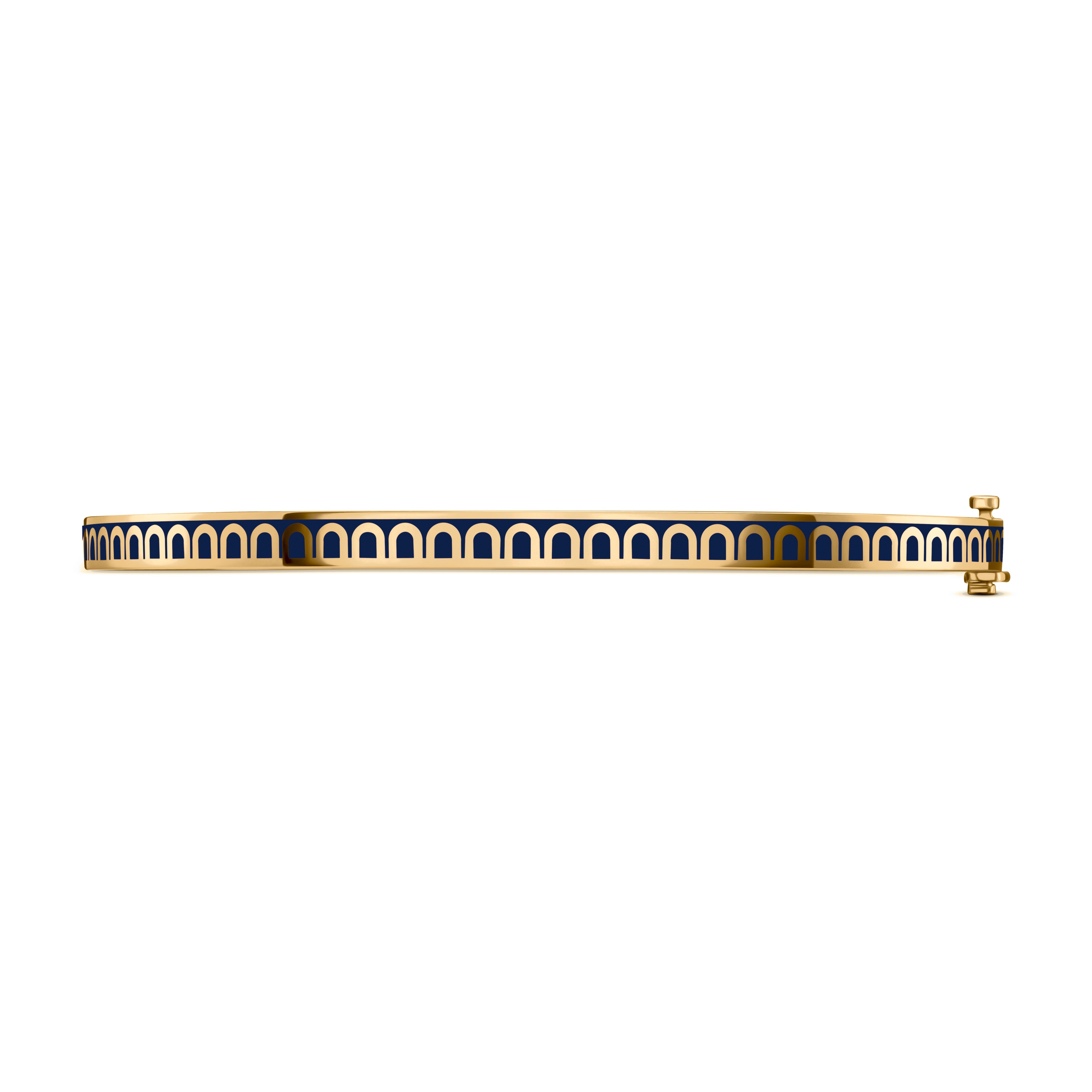 L'Arc de DAVIDOR Bangle Mini, 18k Yellow Gold with Lacquered Ceramic - DAVIDOR