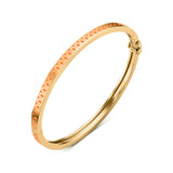 L'Arc de DAVIDOR Bangle Mini, 18k Yellow Gold with Lacquered Ceramic - DAVIDOR