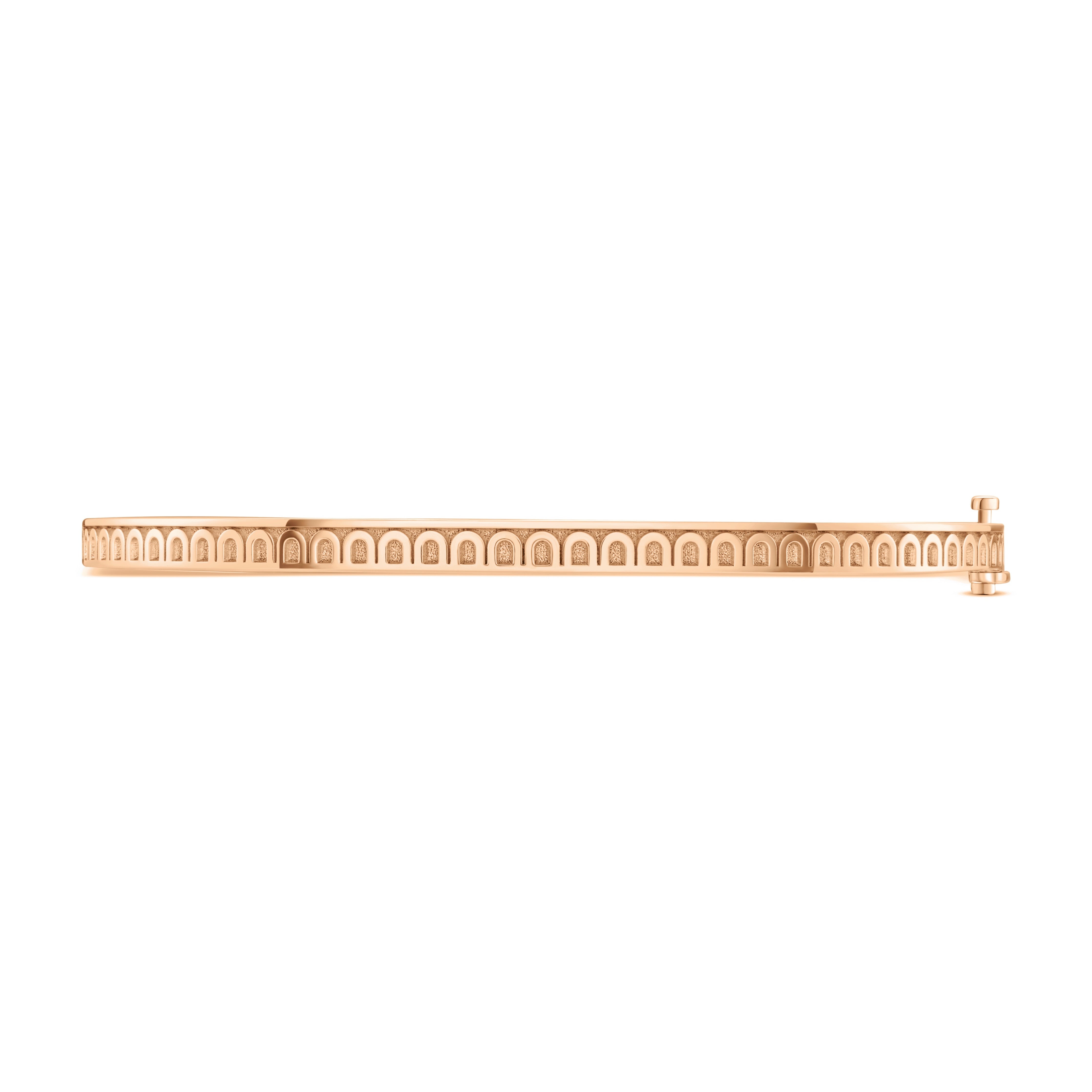 L'Arc de DAVIDOR Bangle Mini, 18k Rose Gold with Satin Finish - DAVIDOR