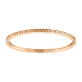 L'Arc de DAVIDOR Bangle Mini, 18k Rose Gold with Satin Finish - DAVIDOR