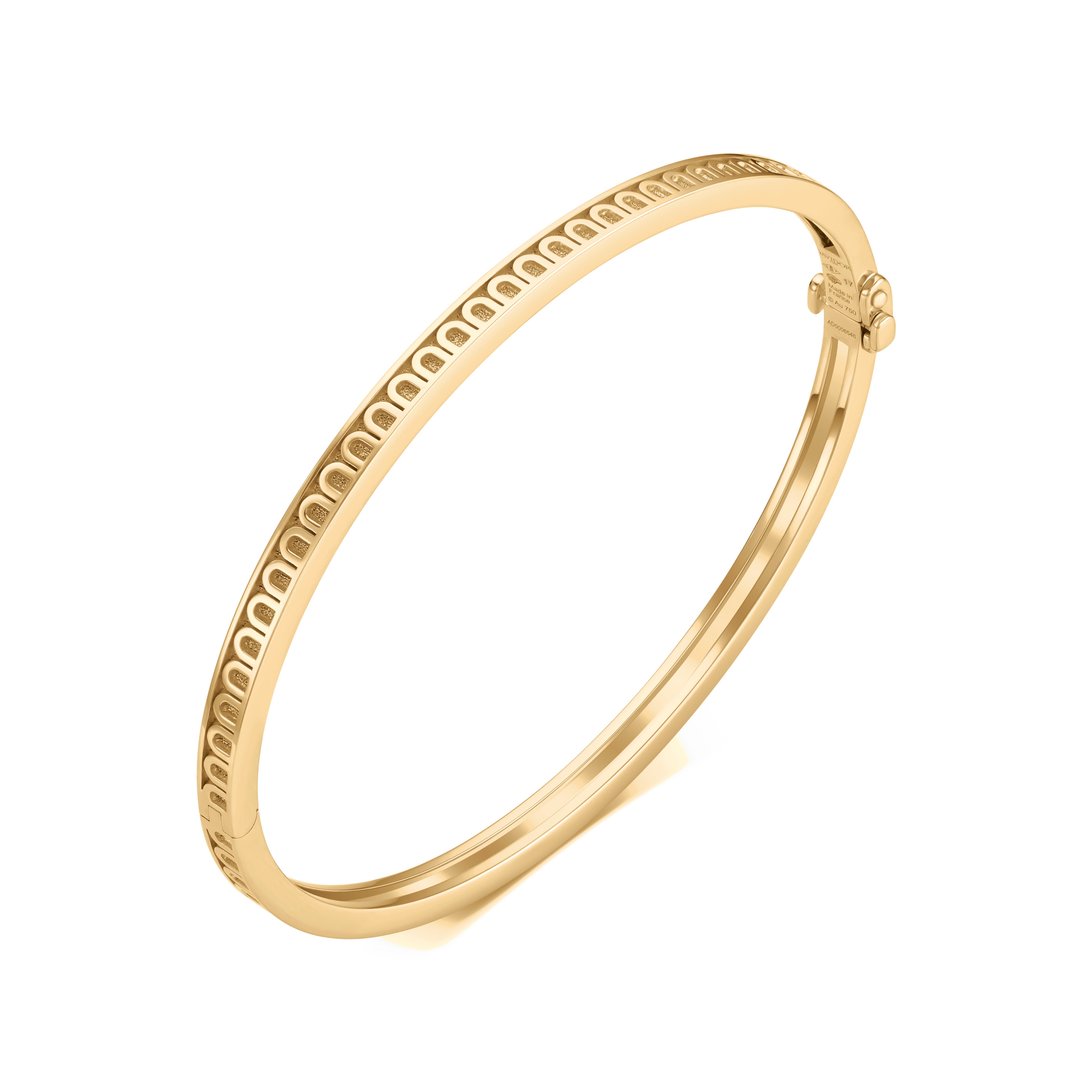 L'Arc de DAVIDOR Bangle Mini, 18k Yellow Gold with Satin Finish - DAVIDOR