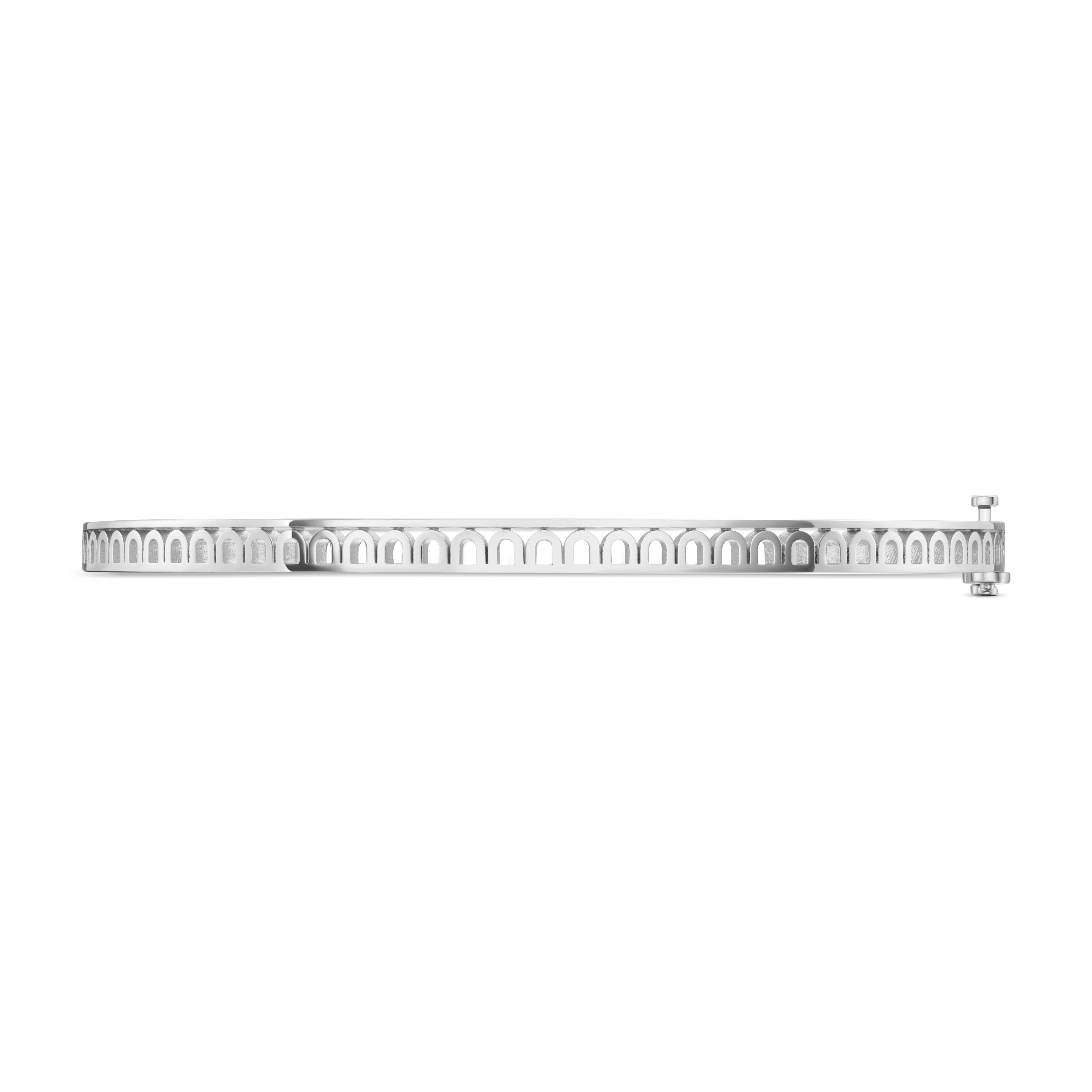 L'Arc Treille Bangle Mini, 18k White Gold - DAVIDOR