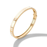 L'Arc de DAVIDOR Bangle PM, 18k Yellow Gold with Lacquered Ceramic - DAVIDOR