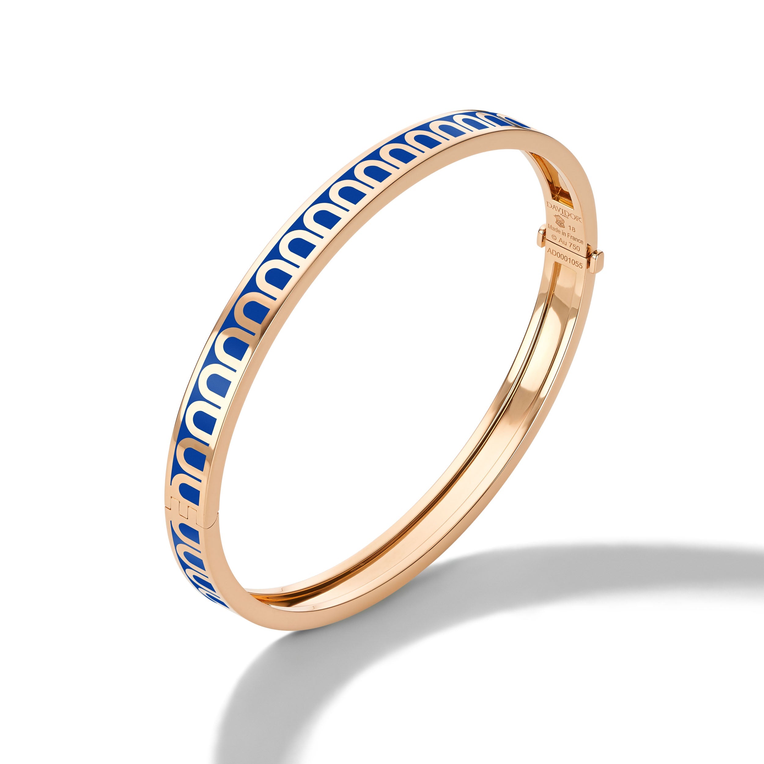 L'Arc de DAVIDOR Bangle PM, 18k Rose Gold with Lacquered Ceramic - DAVIDOR