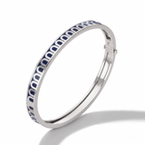 L'Arc de DAVIDOR Bangle PM, 18k White Gold with Lacquered Ceramic - DAVIDOR