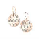 L'Arc de DAVIDOR Pendant Earring PM, 18k Rose Gold with Lacquered Ceramic - DAVIDOR