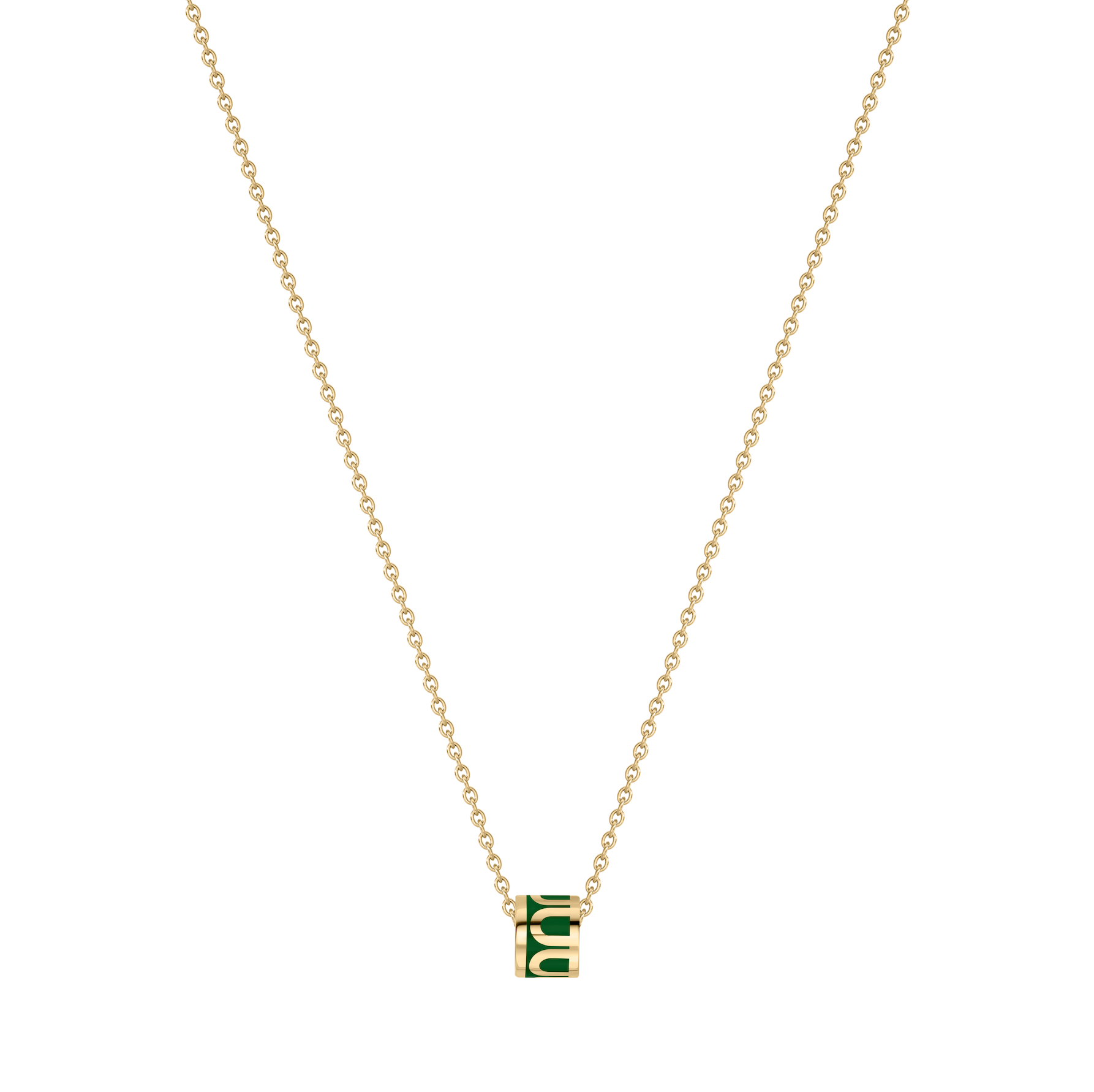 L'Arc de DAVIDOR Bracelet with 1 Mini Bead, 18k Yellow Gold with Lacquered Ceramic - DAVIDOR