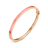 L'Arc de DAVIDOR Bangle Mini, 18k Rose Gold with Lacquered Ceramic - DAVIDOR