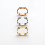 L'Arc Détail Ring PM, 18k Yellow Gold with Brilliant Diamonds - DAVIDOR