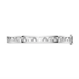 L'Arc Treille Bangle PM, 18k White Gold with Colonnato Diamonds - DAVIDOR