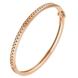 L'Arc de DAVIDOR Bangle Mini, 18k Rose Gold with Satin Finish - DAVIDOR