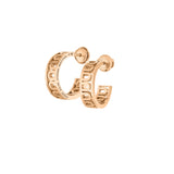 L’Arc Treille Creole Earring PM Mini, 18k Rose Gold - DAVIDOR
