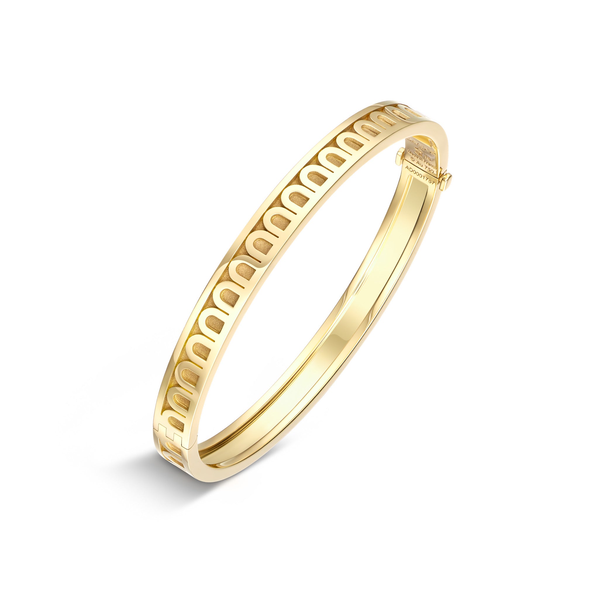 L'Arc de DAVIDOR Bangle PM, 18k Yellow Gold with Satin Finish - DAVIDOR