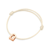 L'Arc Voyage Charm PM 18k Rose Gold on Silk Cord - DAVIDOR