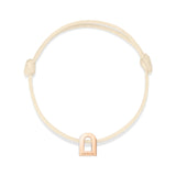 L'Arc Voyage Charm PM 18k Rose Gold on Silk Cord - DAVIDOR