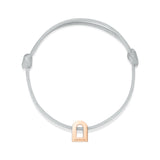 L'Arc Voyage Charm PM 18k Rose Gold on Silk Cord - DAVIDOR