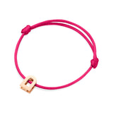 L'Arc Voyage Charm PM 18k Rose Gold on Silk Cord - DAVIDOR