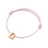 L'Arc Voyage Charm PM 18k Rose Gold on Silk Cord - DAVIDOR