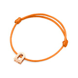 L'Arc Voyage Charm PM 18k Rose Gold on Silk Cord - DAVIDOR