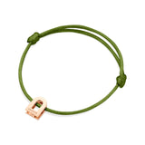 L'Arc Voyage Charm PM 18k Rose Gold on Silk Cord - DAVIDOR