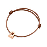 L'Arc Voyage Charm PM 18k Rose Gold on Silk Cord - DAVIDOR