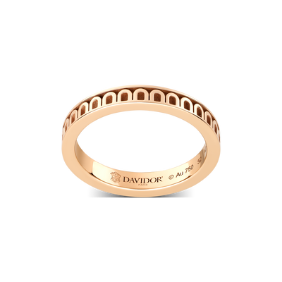 L'Arc de DAVIDOR Ring PM, 18k Rose Gold with Satin Finish - DAVIDOR