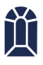 Illustration of a dark blue, geometric, faceted gemstone on a transparent background. The gem has a rectangular shape with angled edges and a symmetrical design.