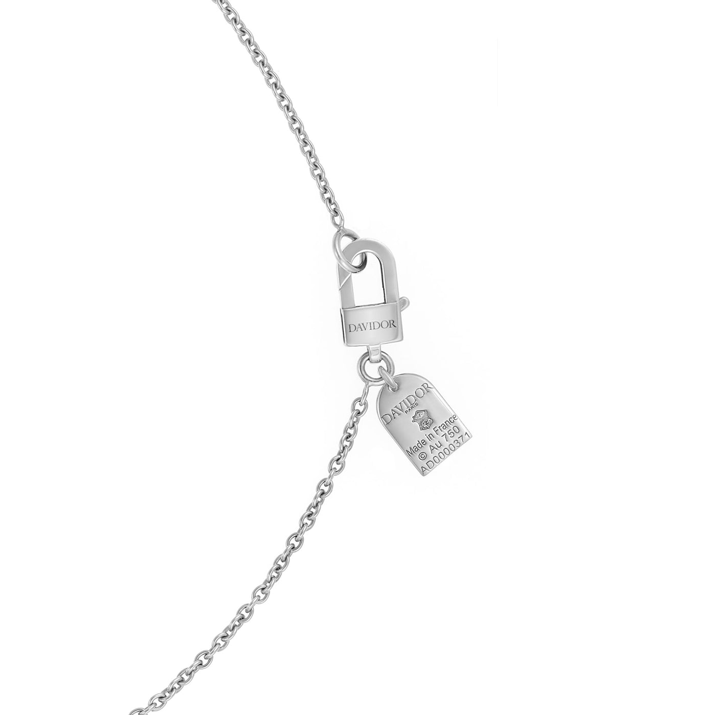 DAVIDOR Chain Necklace with Signature Arch ID Tag and Arch Clasp - DAVIDOR